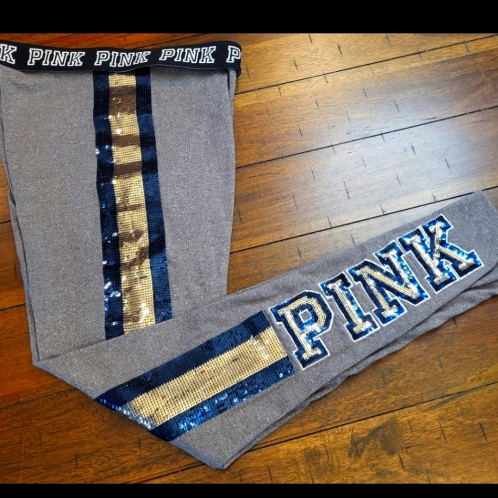 VICTORIA'S SECRET PINK BLING HTF RARE LEGGINGS